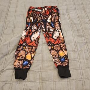 Yelete Women's Multicolor Patterned Leggings Size L! New With Tags!